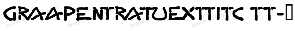 GrapefruitITC TT字体转换